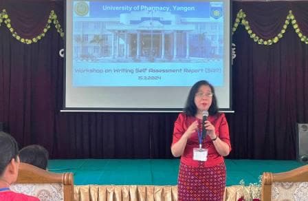 Workshop on "Writing Self-Assessment Report (SAR) based on MMCAC Criteria"