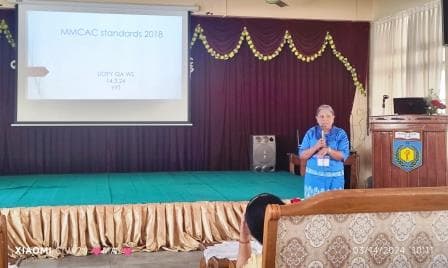 Workshop on "Writing Self-Assessment Report (SAR) based on MMCAC Criteria"