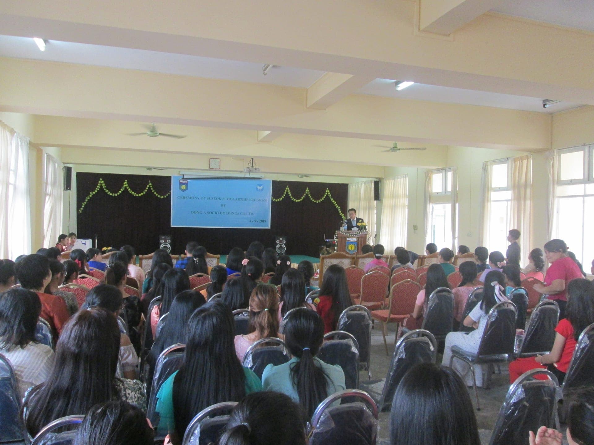 Ceremony of Scholarship and Stipend awards by Dong A Socio Holdings Co. Ltd.
