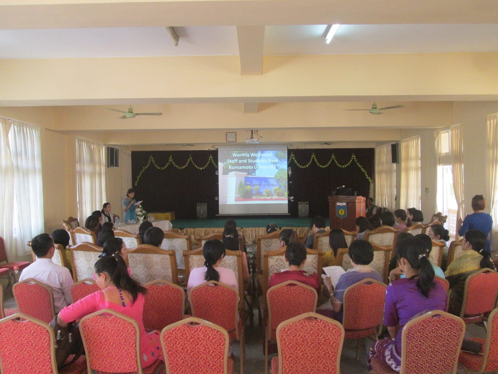 Welcoming Ceremony of students from Kumamoto University (HIGO) Program
