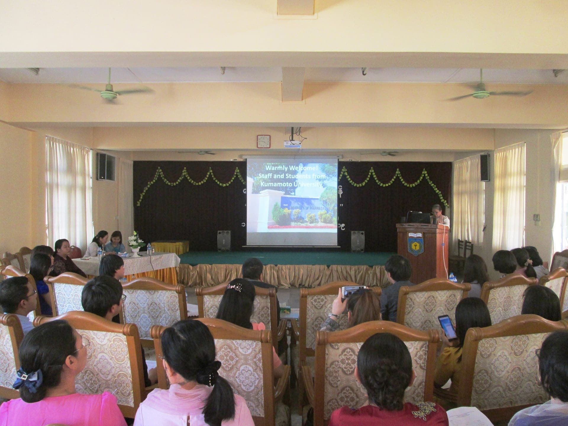 Welcoming Ceremony of students from Kumamoto University (HIGO) Program